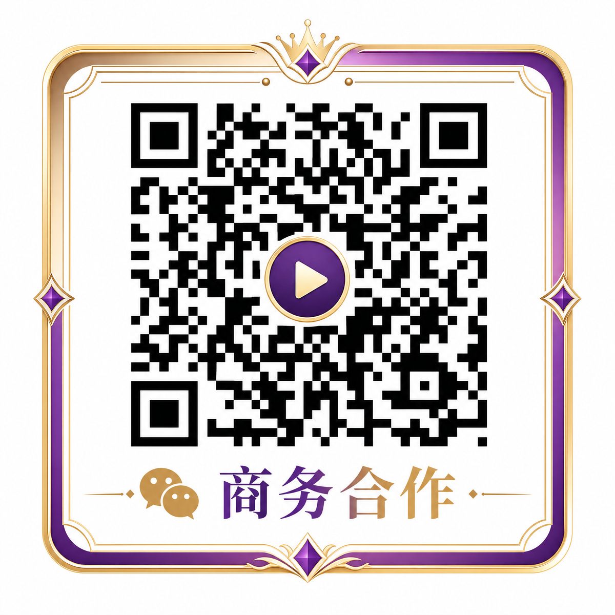 91商务合作微信二维码